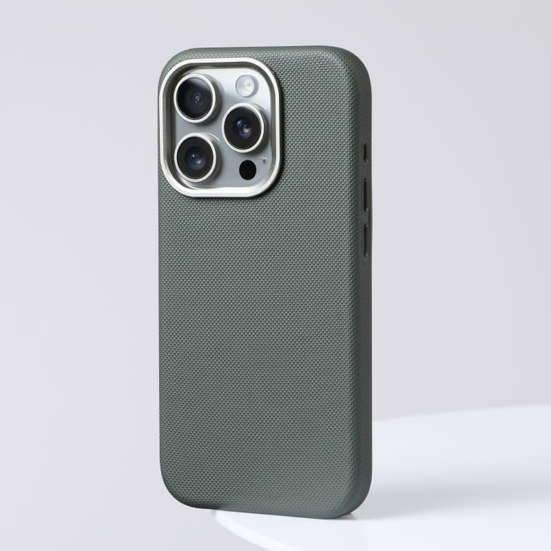 Diamond Pattern Leather Magnetic Shockproof Case for iPhone 17, Genuine Leather Protective Cover for Apple 18 Pro Max 16