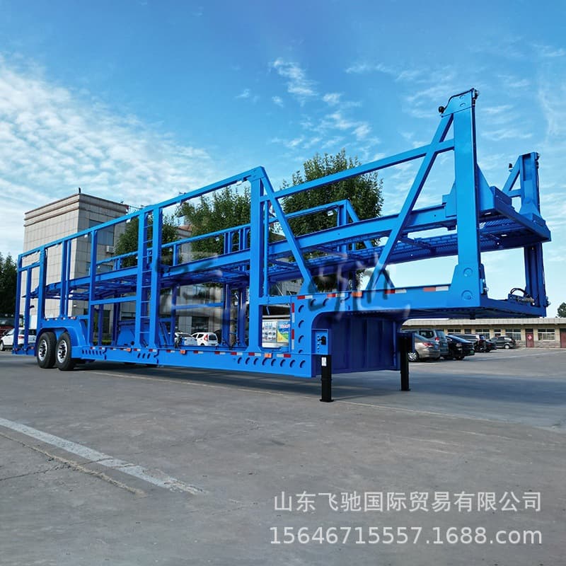 Factory direct supply of 8-seat car carrier trucks, cross-border car carrier semi-trailers, multi-functional car carriers, passenger vehicle transport.