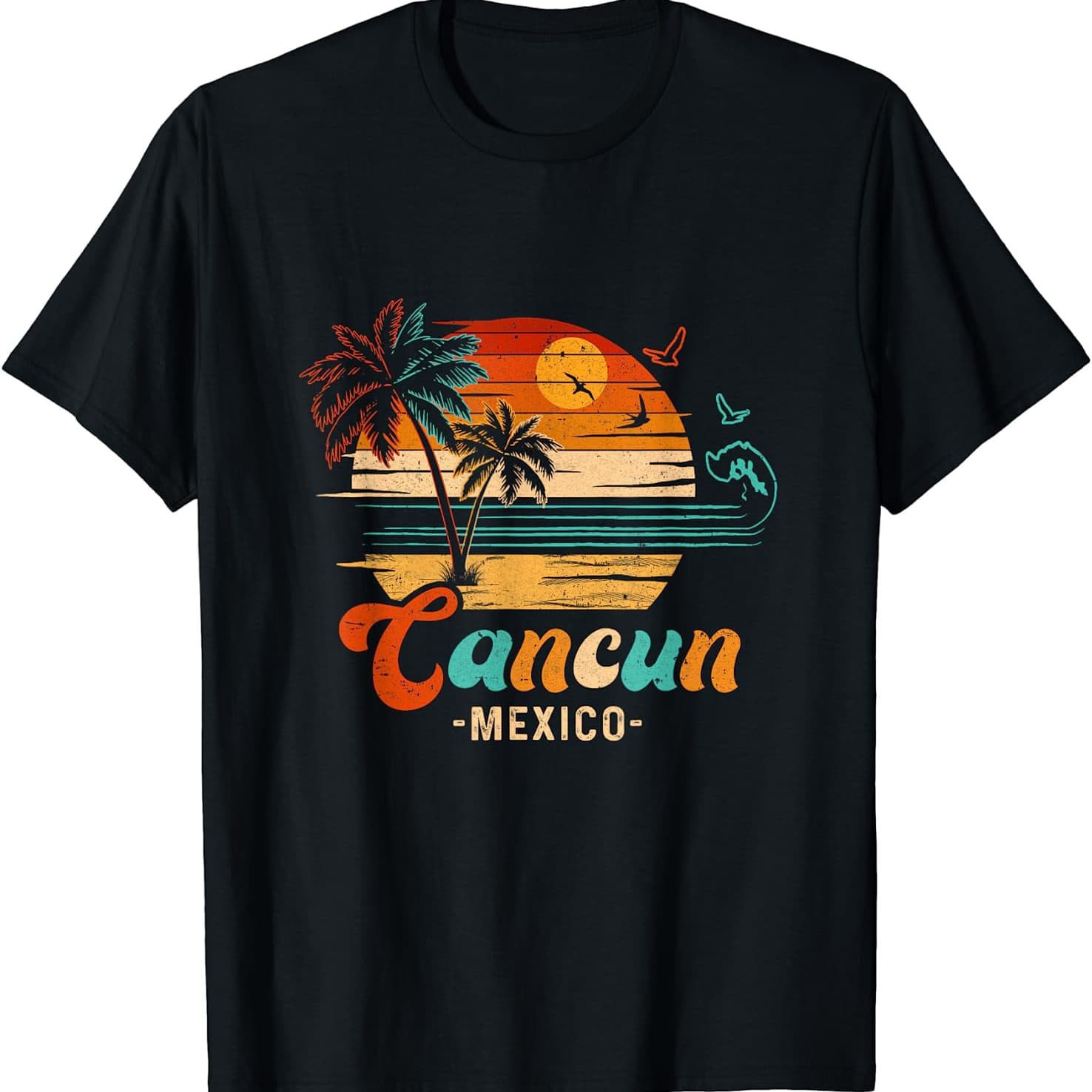 Cancun Souvenir Mexico Vacation Matching Family Group T-Shirt