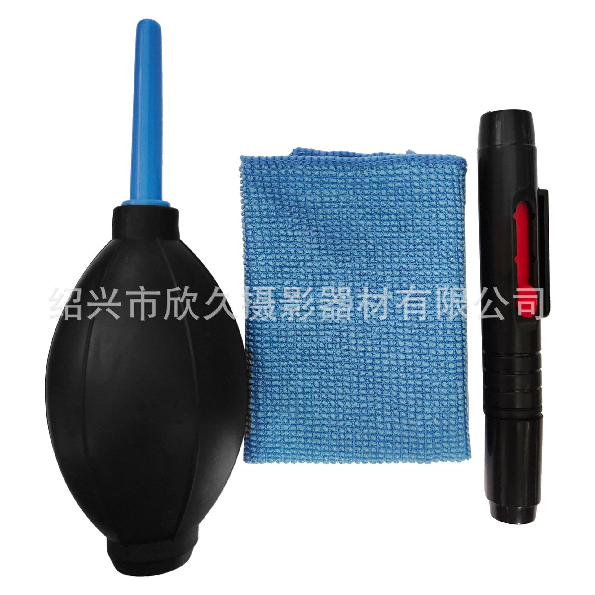 3-in-1 Air Blower Brush Set - Digital Camera, Mobile Phone, and Computer Lens Cleaning Tool Kit