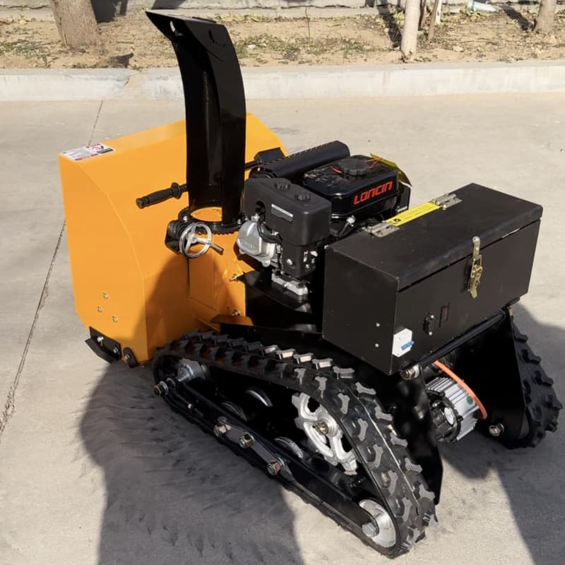 Luyu Intelligent Small Snowplow Multifunctional Snowplowing Robot Intelligent Remote Control Snowplowing Robot