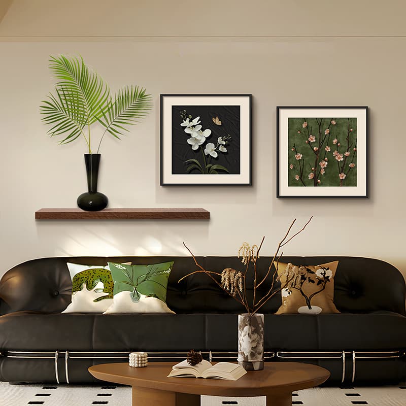 French Retro Art Living Room Decorative Painting Antique Style Bedroom Bucket Cabinet Desktop Pendulum Painting Entrance Restaurant Hanging Painting Mural