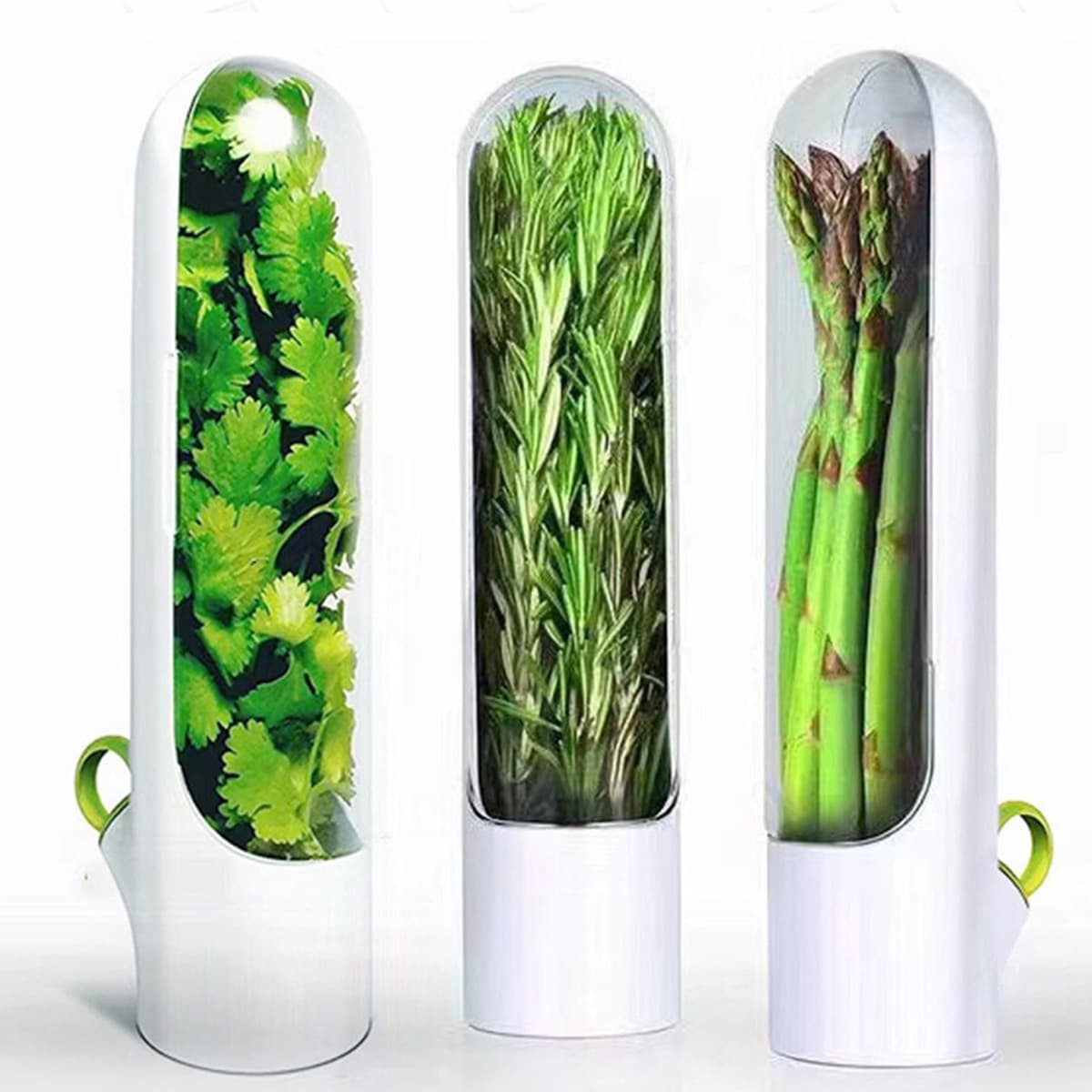 Cross-border new herb crisper, vegetable storage, herb crisper cup, Amazon bamboo shoot crisper