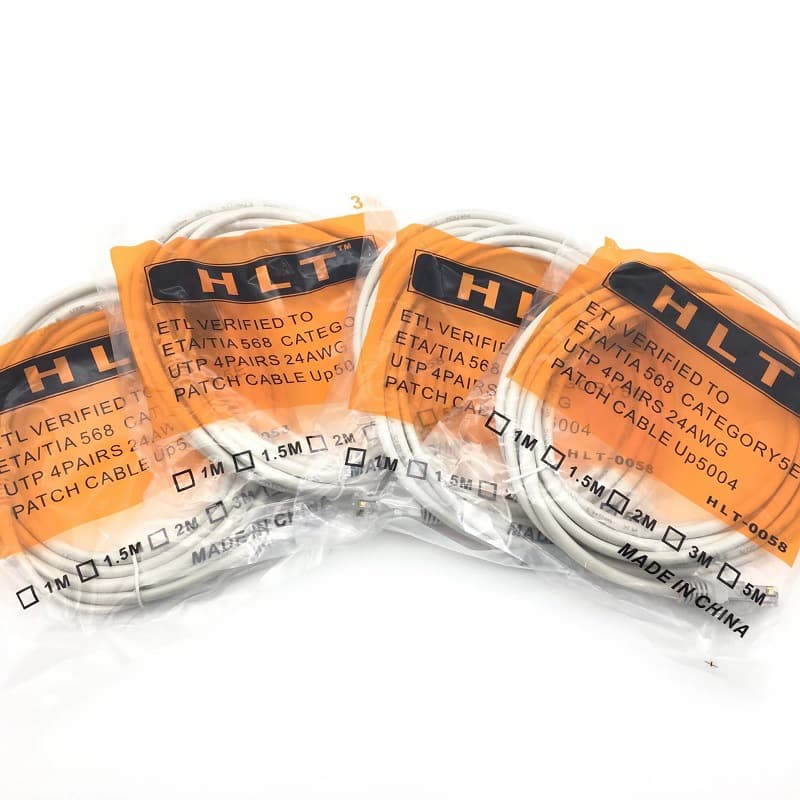 Finished Category 5e Network Cable Patch Cord 1 2 3 5 10 15 20 25 30 40 50 Meters
