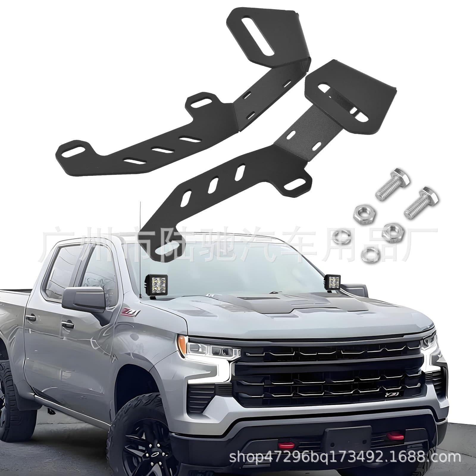 Compatible with Chevrolet Silverado GMC Sierra 1500 2022-2024 Hood Light