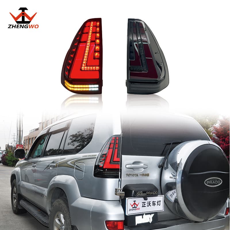 Suitable for 2003-2009 Toyota Overbearing Prado taillight LED water steering