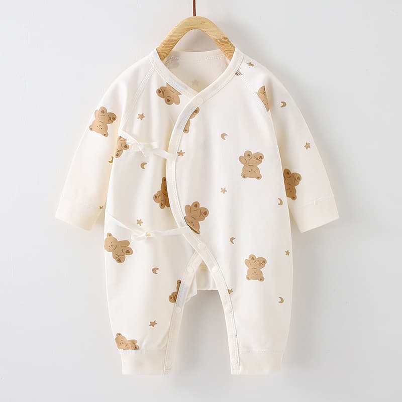 Newborn Baby Clothes 100% Cotton Seamless Kimono Bodysuit Spring Autumn Baby Romper Summer Infant Onesie
