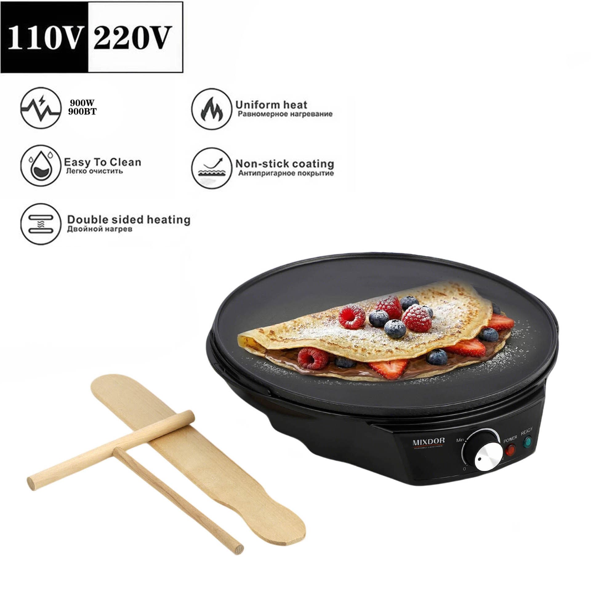 110V pancake machine, pancake pan, spring cake machine, rolling machine, pancake machine, steak and omelette machine, Pancake maker