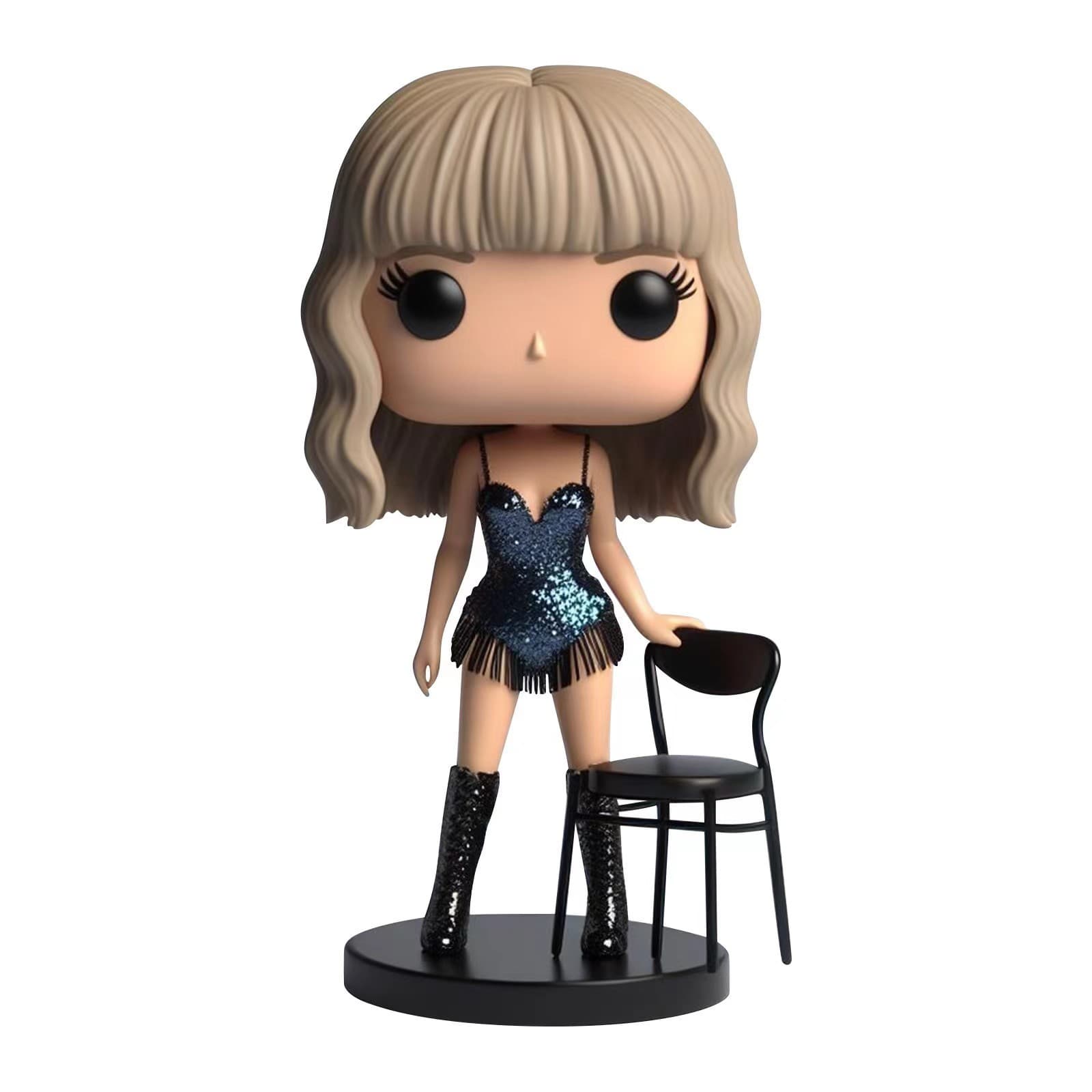 Cross-border popular resin craft Q version of female singer Taylor character ornaments resin craft
