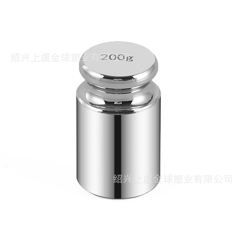 200g chrome-plated integrated weight, M1 grade standard calibration weight, for calibrating electronic balances, teaching instruments, weights.