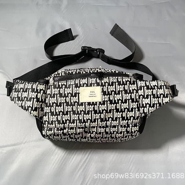 A generation of double line full print waist bag FOG chest bag
