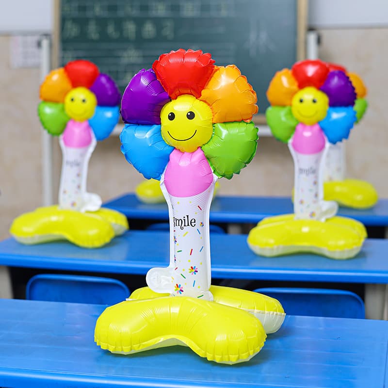 Duoyang school season flower standing balloon table floating balloon class decoration classroom activity supplies one piece wholesale price