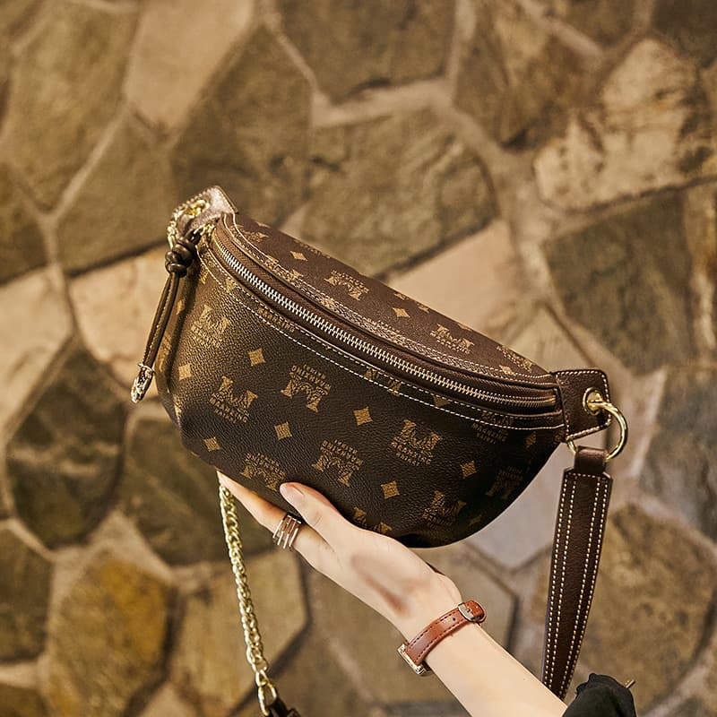 Retro Crossbody Chest Bag 2021 Trendy Crossbody Women's Bag Summer Single Shoulder Waist Bag for Students