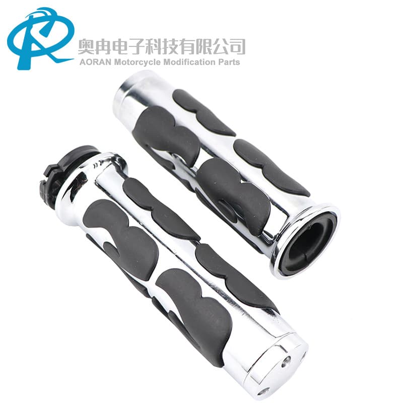 Harley Handlebar Grip Round Head Flame Grip Motorcycle Accessories Universal Handlebar Grip Motorcycle Modification Parts 25MM