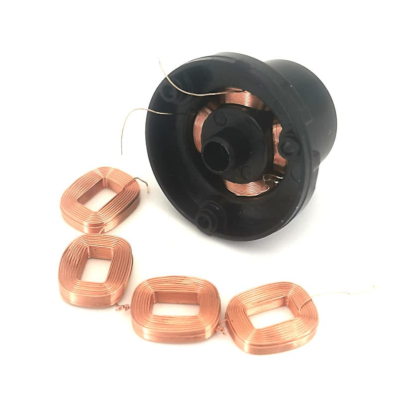 Self-generating coil frame, smart fishing rod, DC lure fishing reel, inductor coil bearing, charging copper coil processing.