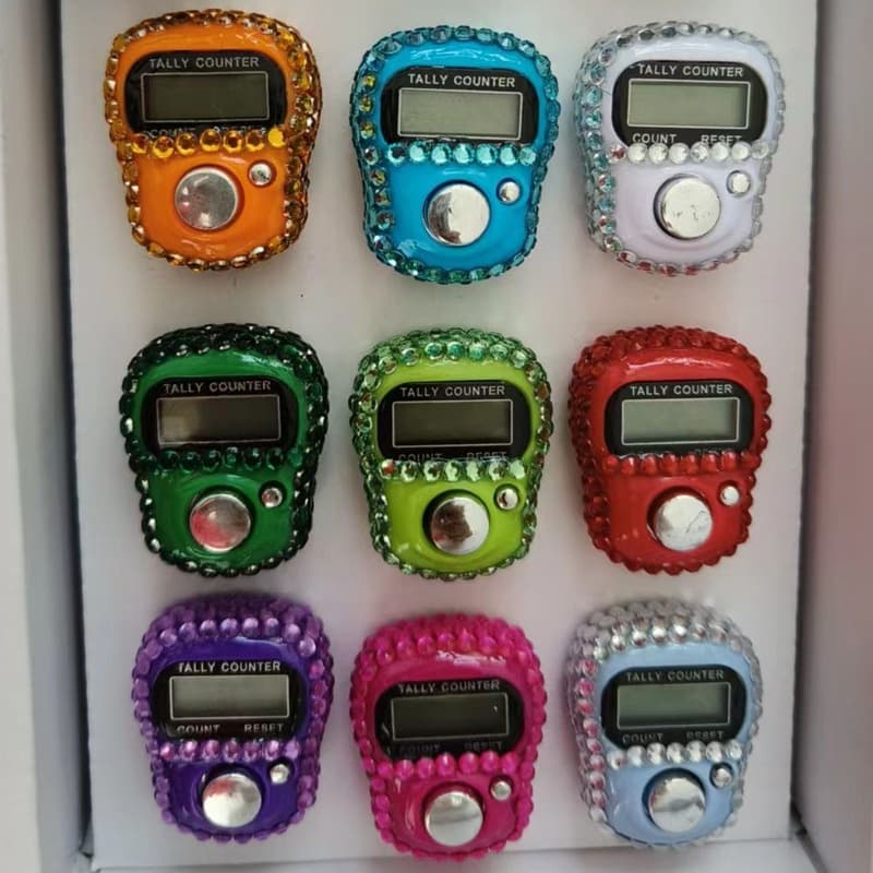 Factory Direct Diamond Dotting Counter! Mini Ring Rhinestone Counter, Small Finger Electronic Counter for Diamond Painting