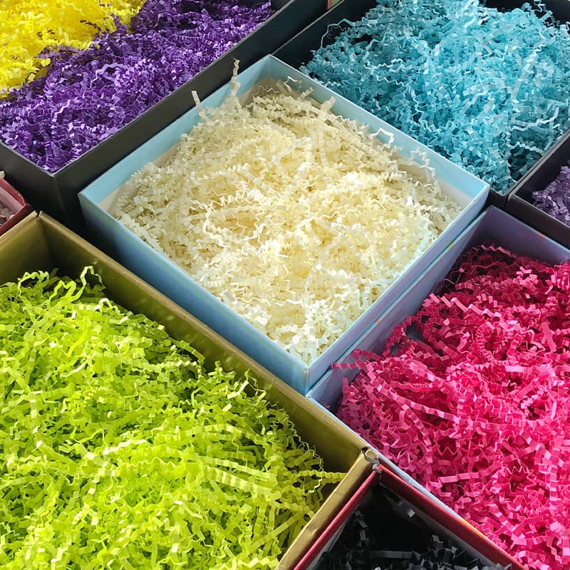 Wavy Crinkled Raffia Paper Shreds for Gift Boxes, Candy Boxes, Packaging Filler, Wedding Decoration Paper Filler
