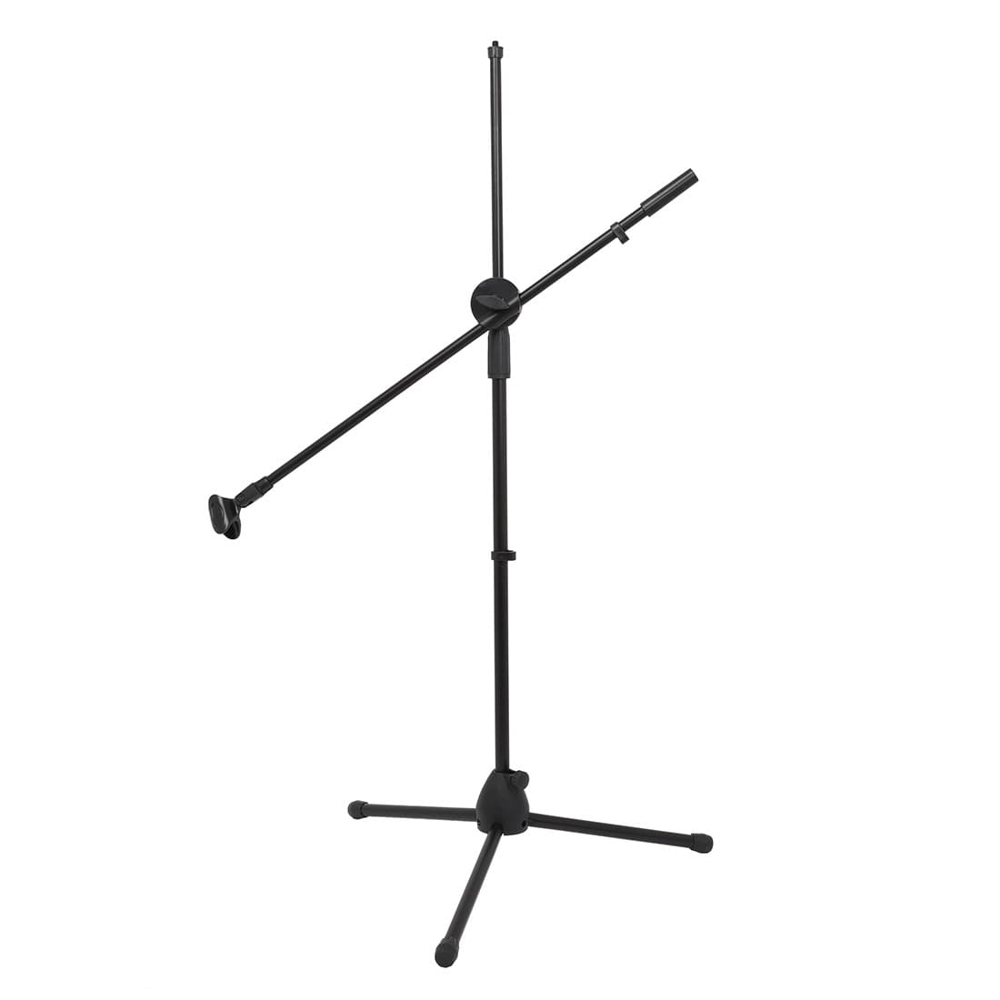 Microphone universal clip floor-standing metal microphone horizontal bar bracket multi-functional retractable microphone vertical bracket