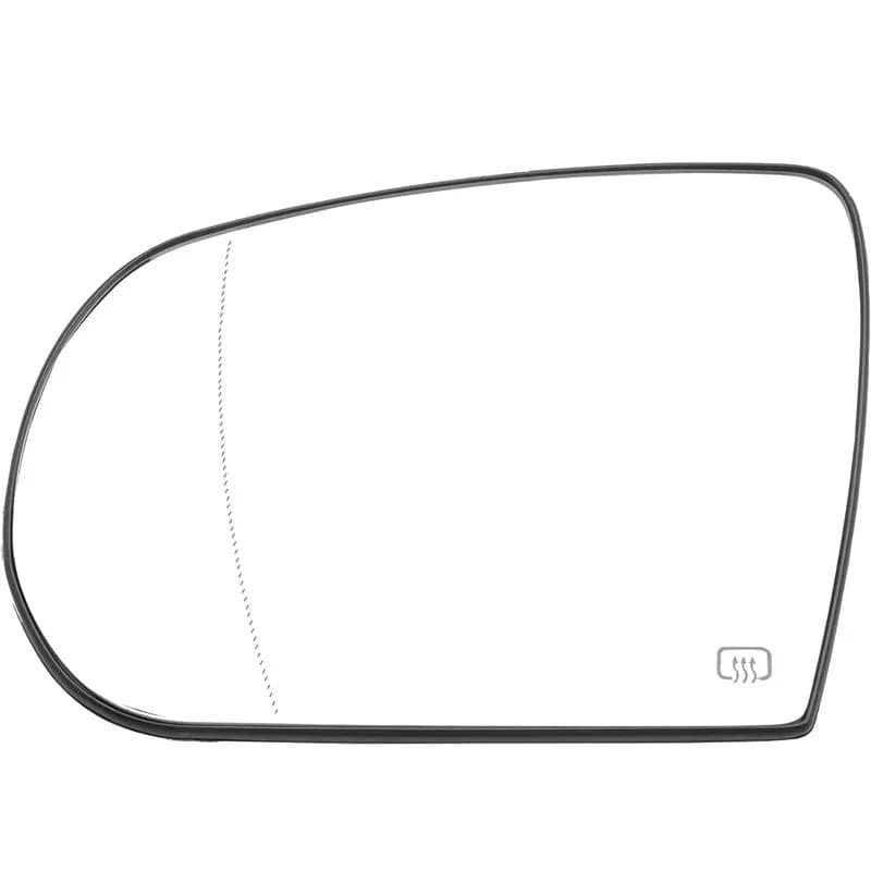 For Jeep Cherokee Compass Rearview Mirror Glass Heated with Blind Spot