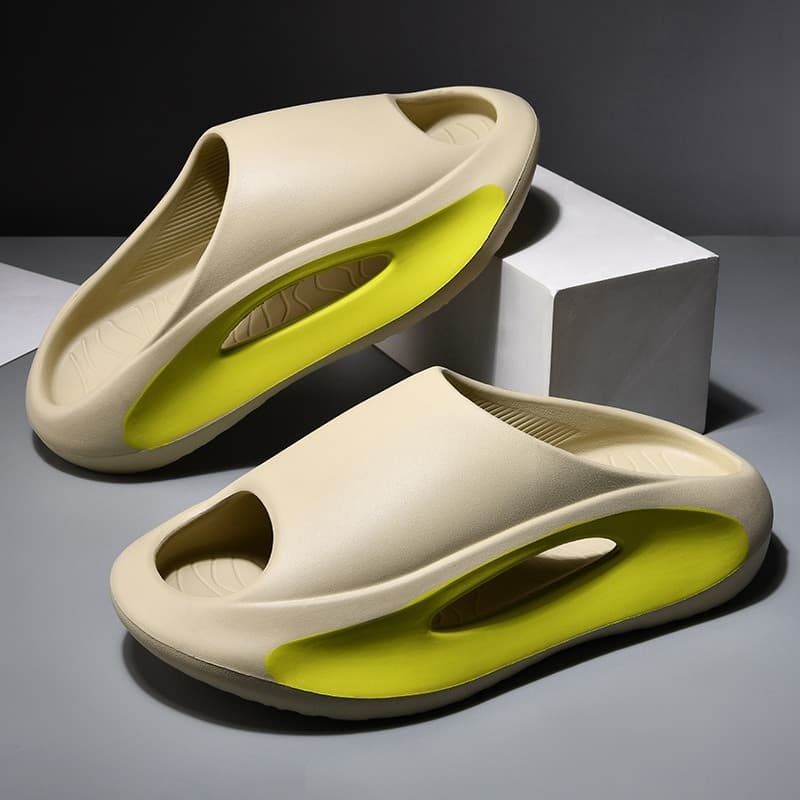 Men's Flip Flops Slippers Casual Comfortable Breathable Beach Sandals Slip-on Easy-wear Flats