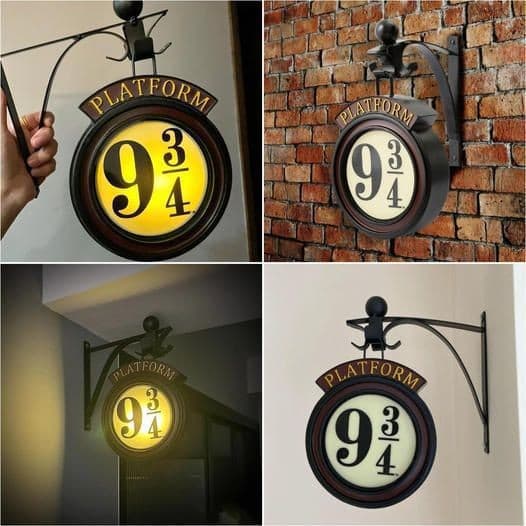 Cross-border Bestseller Harry Potter Hanging 9 3/4 Night Light
