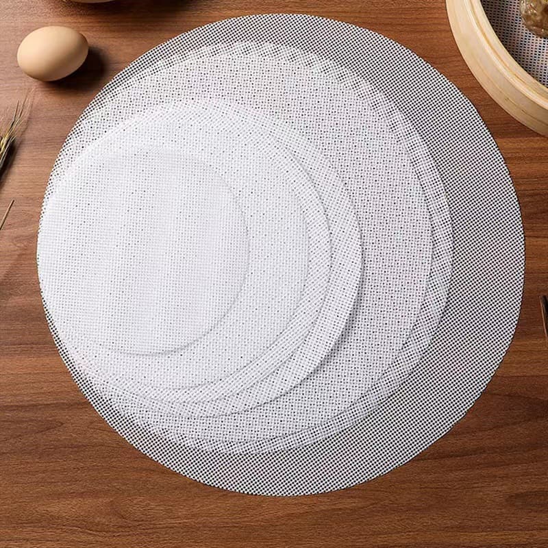 Silicone Steamer Mat Food-Grade Steaming Cloth, Steamer Pads for Buns and Steamed Buns, Non-Stick Home Use Steamer Liners