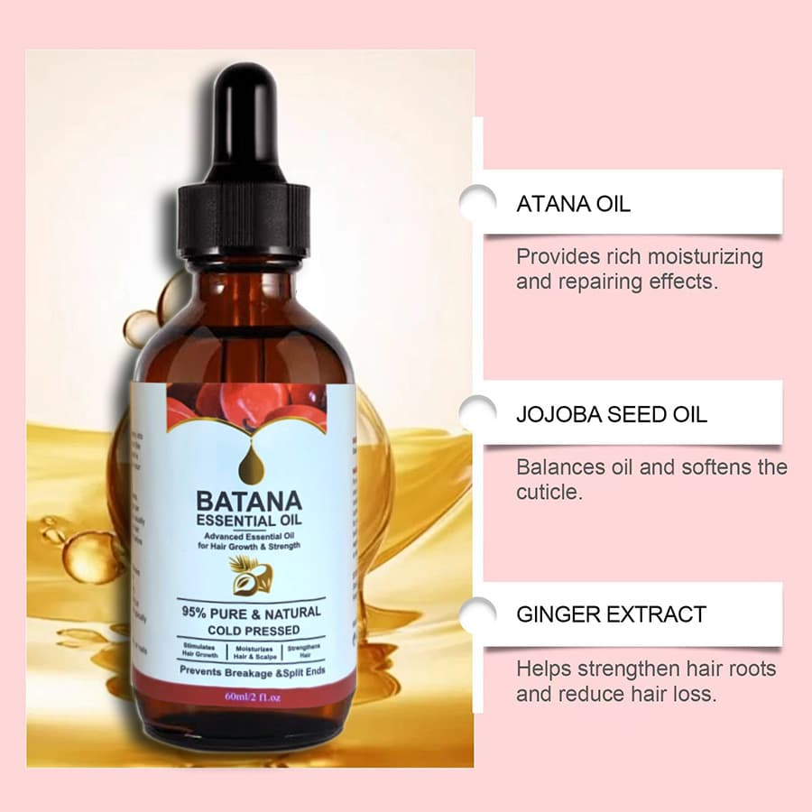 Rosemary Hair Oil with Batam Plant Extract, Nourishing and Smoothing Hair Care, Brazil Foreign Trade Cross-Border Export
