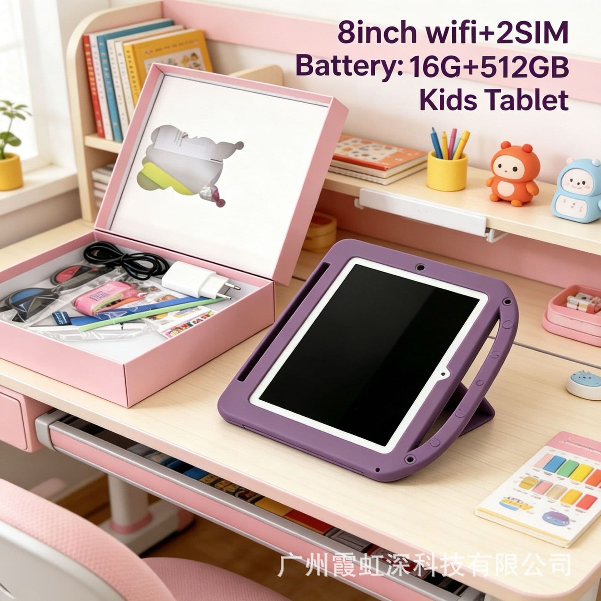 Export 8-inch Kids Tablet PC Android 2SIM 5000mAh Tablet