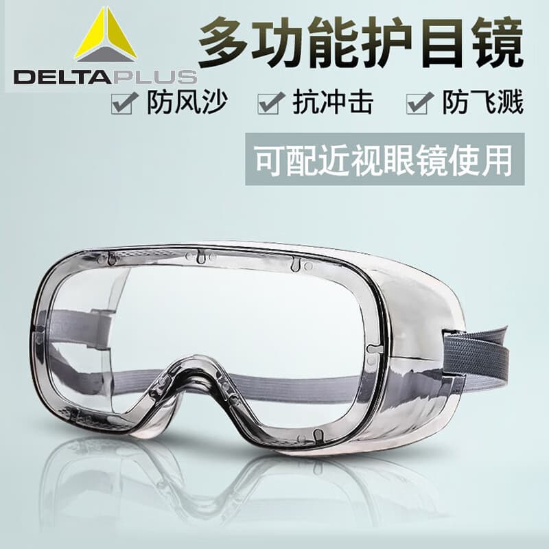 Delta 101100 Goggles - Dust, Grinding, Chemical Splash, and Industrial Dust Protective Eyewear