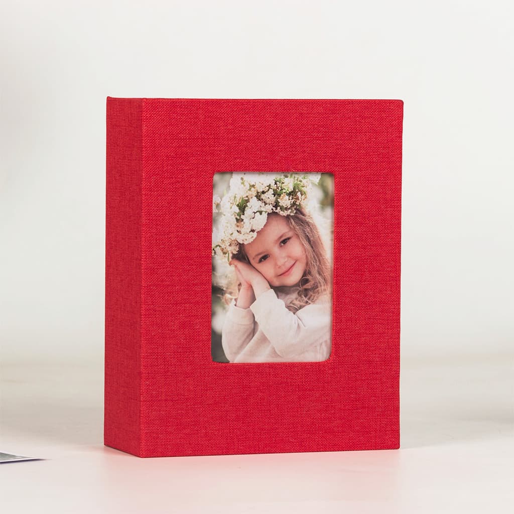Zheyu Qimei New Fabric-Covered Baby 4R 6-Inch 100-Pocket Insert Photo Album, Cross-Border Best Seller