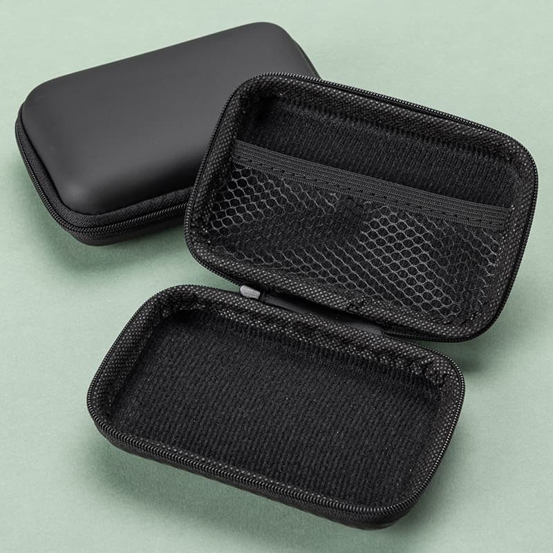 EVA Multi-Function Hard Drive Storage Case, Cable and Earphone Organizer, Square Zipper Pouch, Charger Storage Box