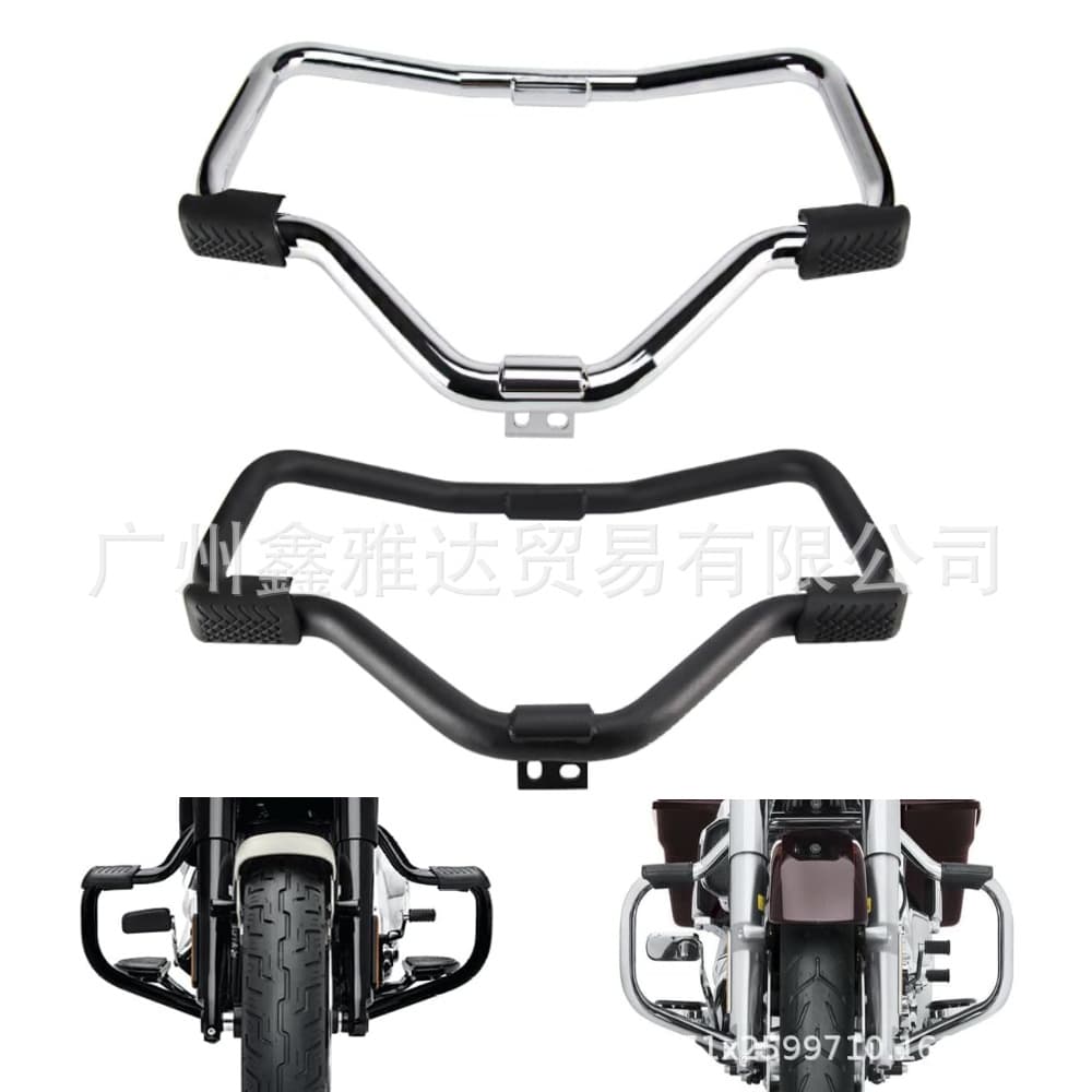Motorcycle Crash Bar Compatible with Harley 883 1200 X48, Thickened Bumper Guard with Rubber, Hot Selling Cross-Border