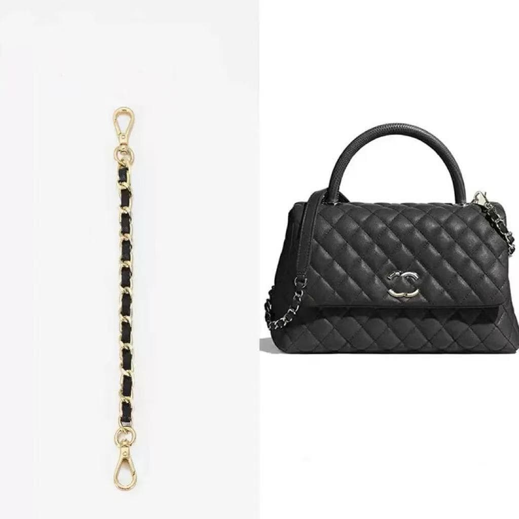 Factory Direct Small Fragrance Handbag Leather-Threaded Extension Chain Shoulder Strap Lengthening Modification Chain Sold Separately as Accessory