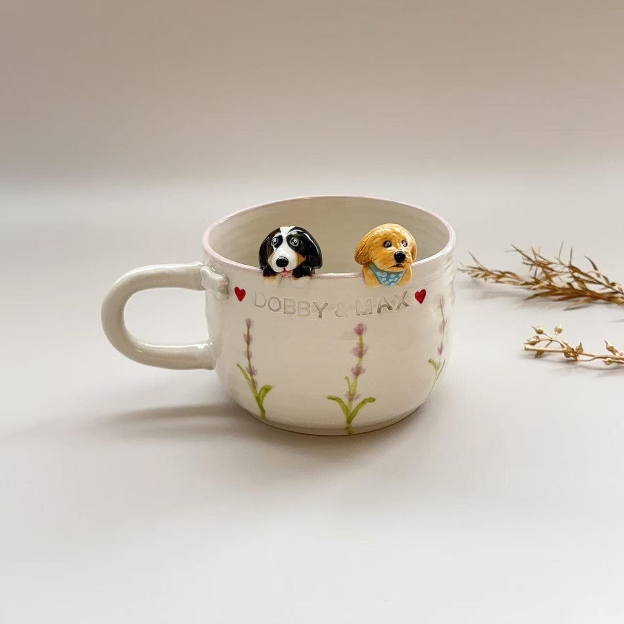 Ceramic Pet Mug Personalized Pet Mug Hidden Animal Coffee Mug
