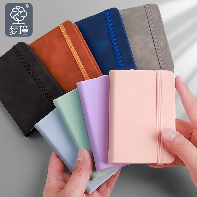 Mini notebook A7 small notebook portable pocket-sized B5 leather-like waterproof skin-feel
