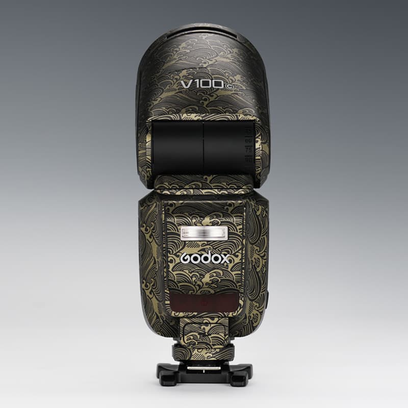 Suitable for Godox V100 flash protective film, V100 sticker, frosted 3M personalized rust pattern