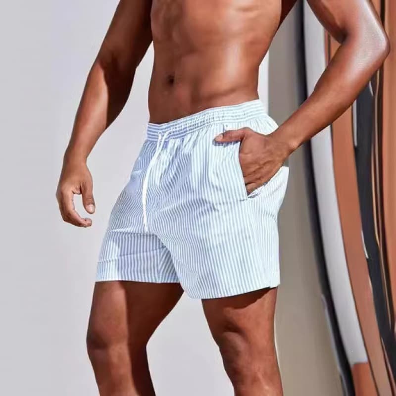 Men's Plus Size Quick-Dry Loose Thin Shorts Beach Shorts Sports Casual Patterned Shorts TEMU Hot Seller
