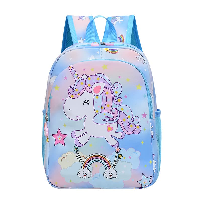 Cross-border Cartoon Print Backpack Kindergarten School Bag Ultra-light New Style Girls' Lightweight Backpack