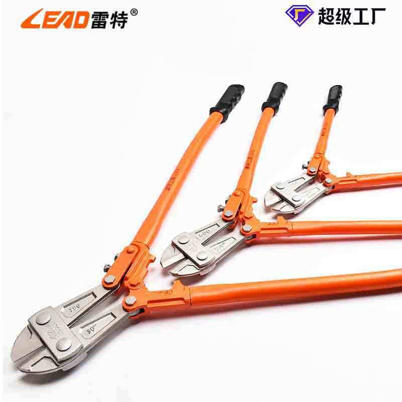Ruir Tool T8 Alloy Steel Bolt Cutter 65Mn Steel European Bolt Cutter Rebar Heavy Duty Scissors Manual Bolt Cutter