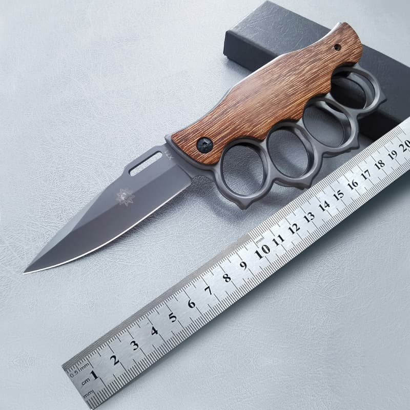 Outdoor Survival Tiger Finger Knife Tool Four-Finger Hand Support Emergency Window Breaker Personal Self-Defense Weapon