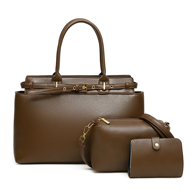 Handbags Cross-Border Multi-Piece Set Mother-Child Bag 2025 New European and American Tote Bag Large Capacity Simple Commuter Bag for Women