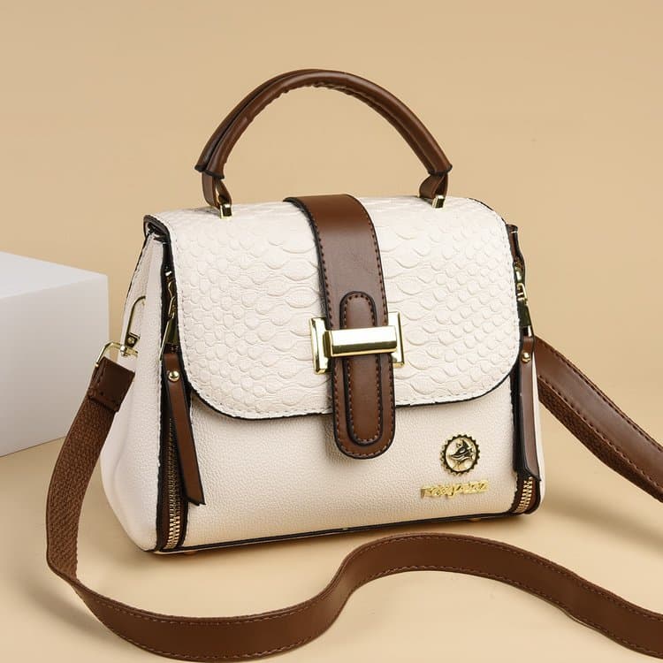Fashionable commuter bag 2025 new style high-end embossed cross-body small square bag hand-held women's bag retro temperament single shoulder