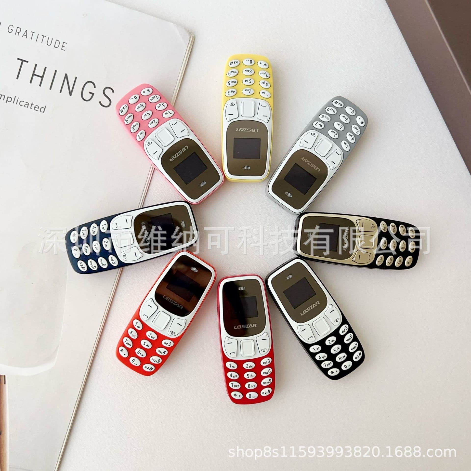 Cross-border bestseller L8star BM10 mini mobile phone, candybar style, small screen, dual SIM phone with buttons.