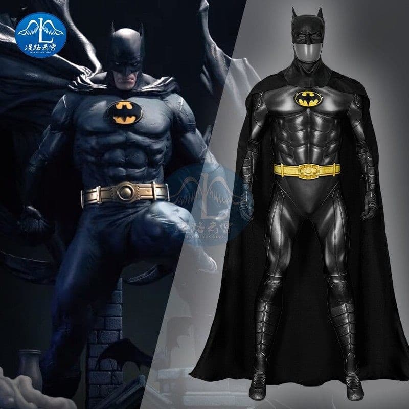 Long Road Movie Version COS Michael Keaton Batman Bodysuit Cosplay Costume 2300040