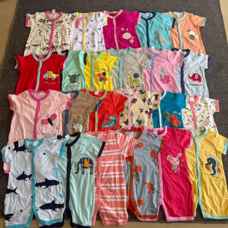 Next/Cart*ers Foreign trade boutique children's clothing baby miscellaneous short jump jumpers ~ short-sleeved baby jumpers