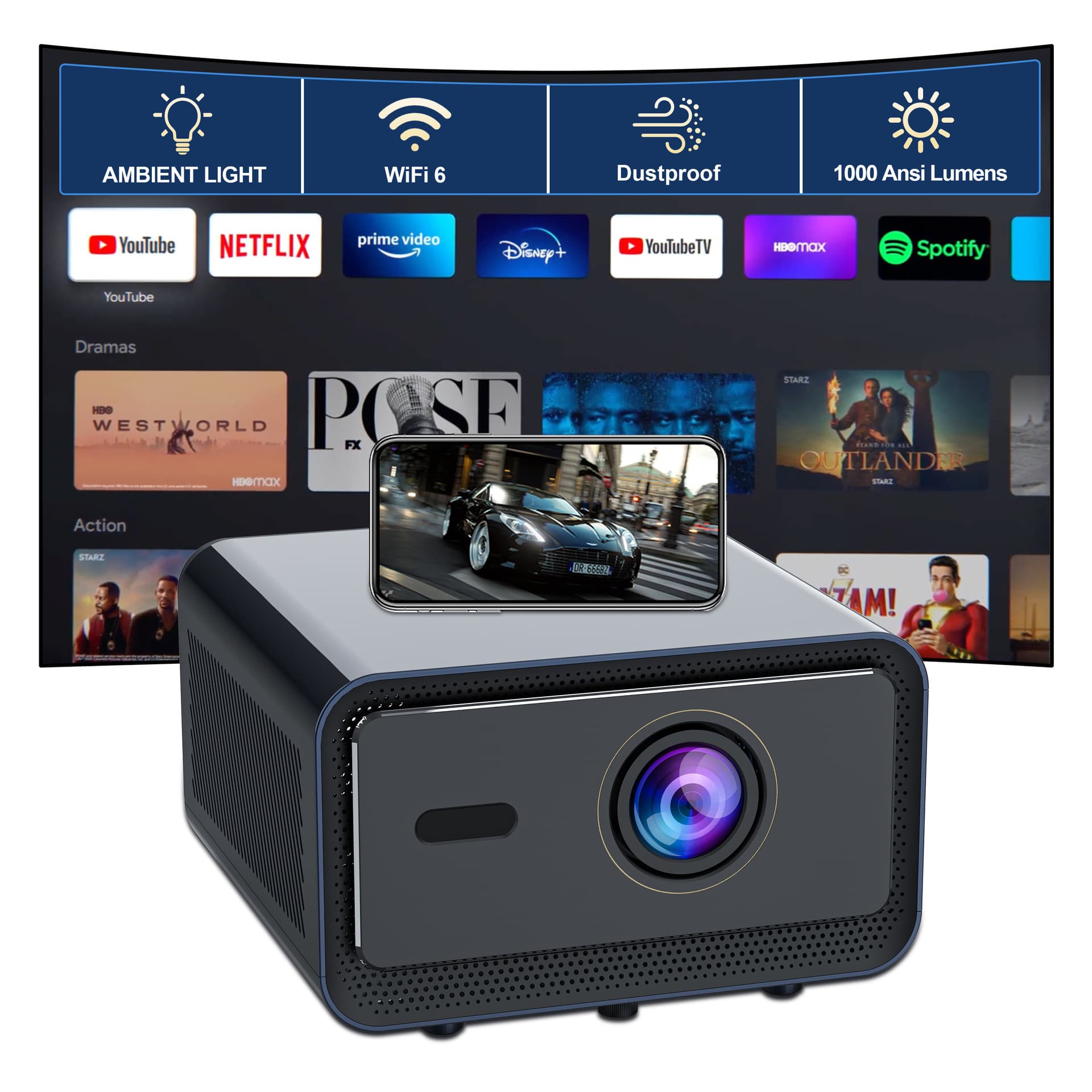 B&B Hotel Ultra HD Projector