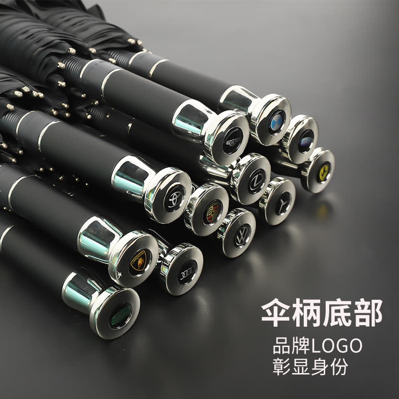 Car emblem Rolls-Royce umbrella printing and LOGO, long handle business umbrella, golf gift advertising umbrella.