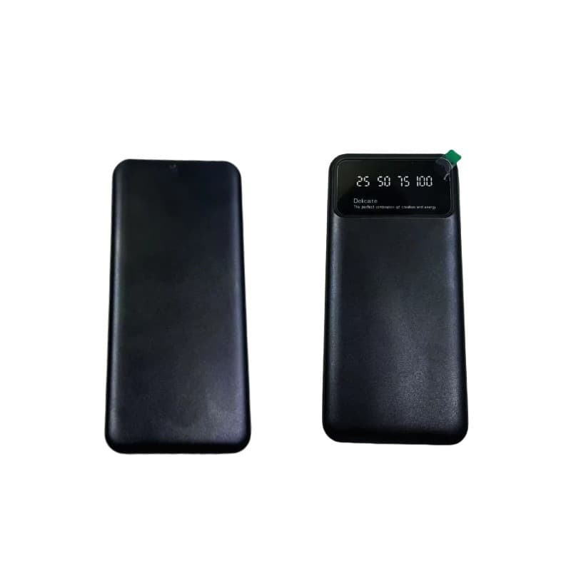 10,000 High Capacity Rechargeable Lithium Battery from Source Factory, Ultra-thin Fast Charge Black with English Packaging