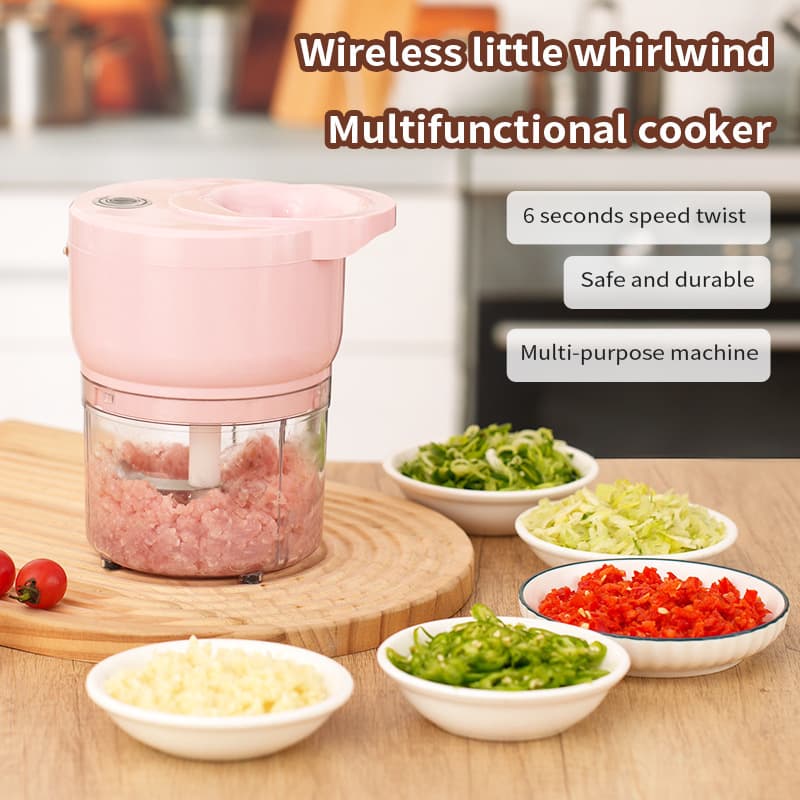 Cross-Border Electric Food Processor Multi-Functional Portable Small Household Wireless Food Processor