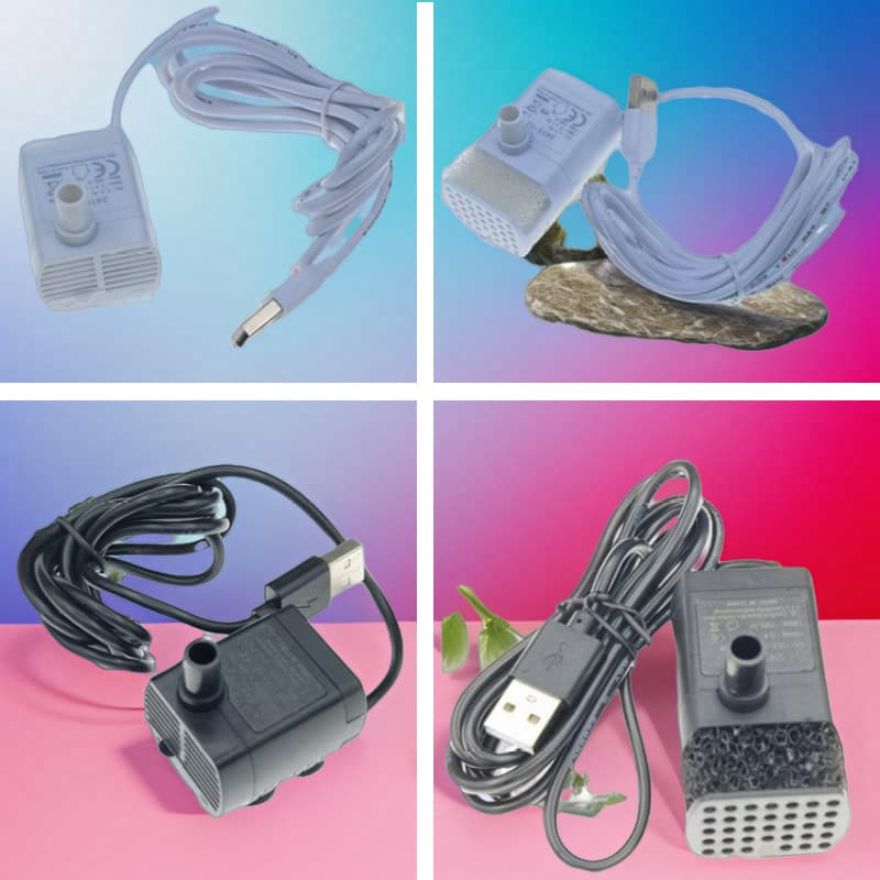 Source factory 2415-12 pet silent USB mini water pump 5V DC brushless mini water pump small water pump